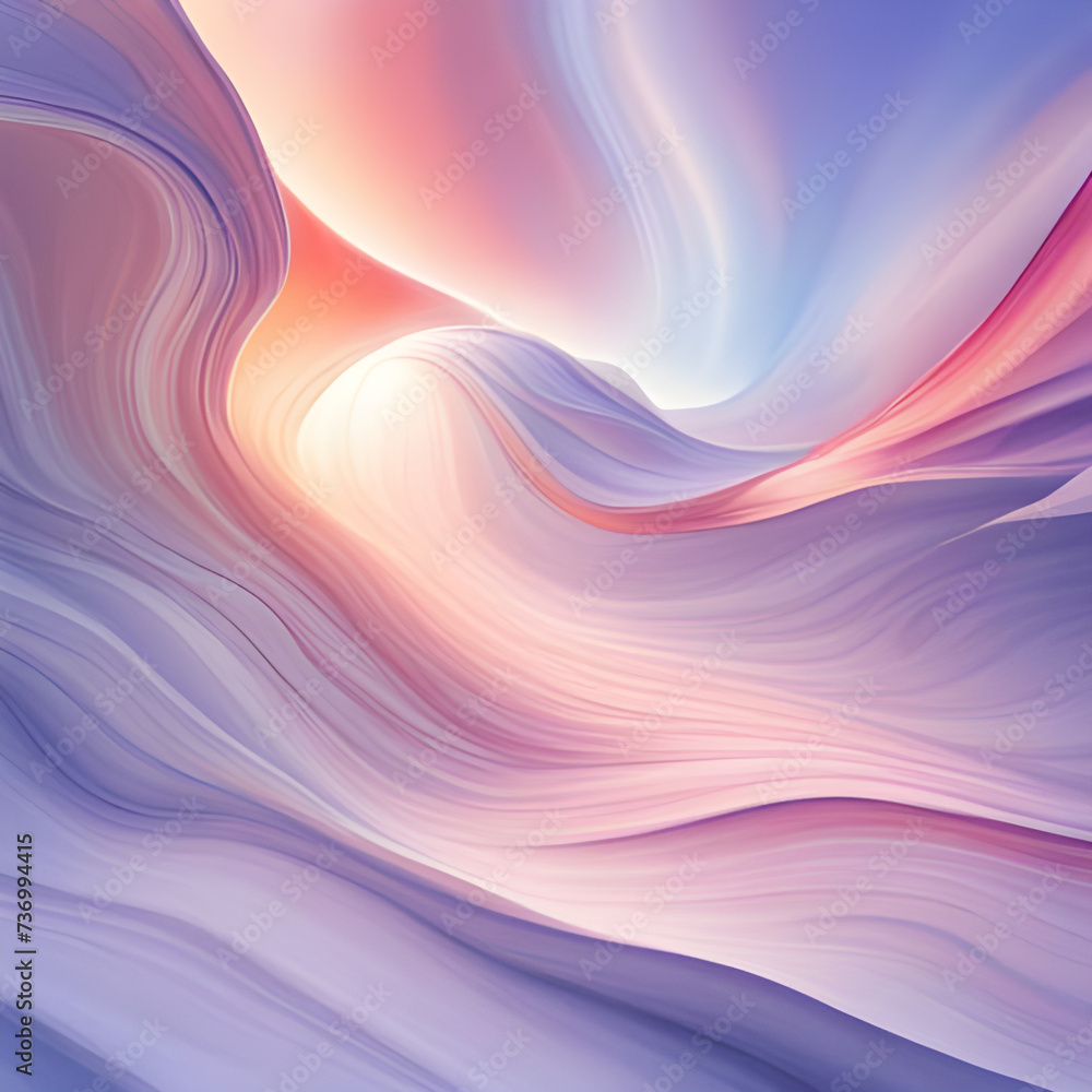 Obraz premium Abstract pastel wave background.