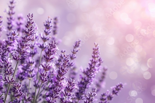 lavender filed background for beauty products