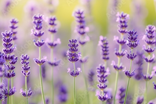 Lavender flowers  Lavender  Lavender flowers in the field  vertical orientation