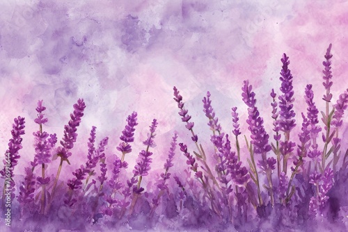 Lavender watercolor abstract background texture Lavender