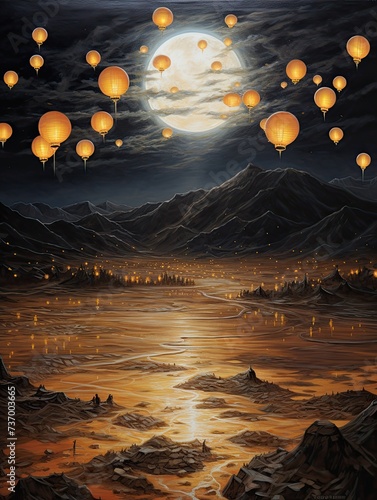 Fire and Sand: Spectacular Floating Lantern Festivals in the Desert Landscape