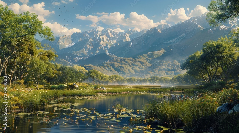 Fototapeta premium Valley Wildlife Sanctuary