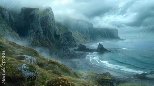 Wilderness Coastal Cliffs