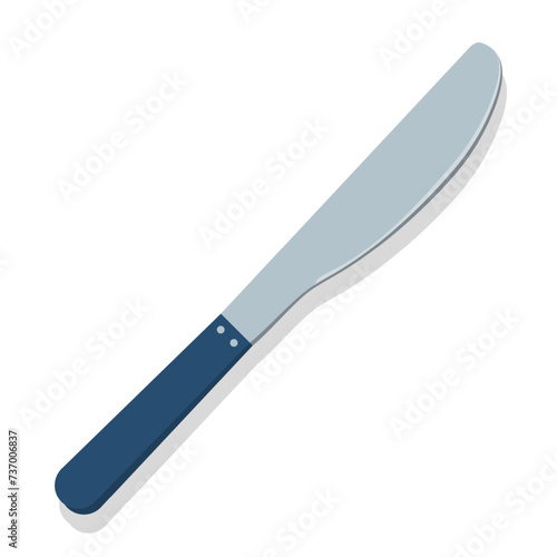 Kitchen utensil butter knife cartoon illustration photo
