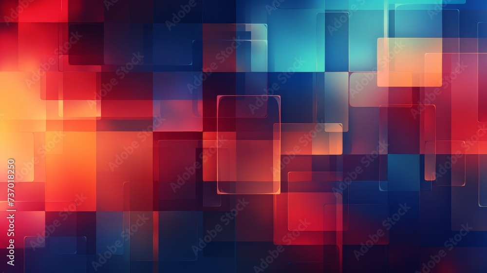 Abstract Geometric Color Overlay Background