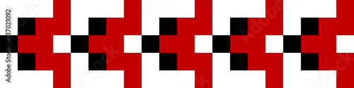 Ukrainian Embroidery Stripe Element