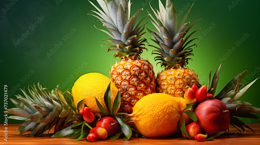 fruits on a table fruits on a table