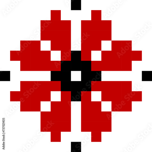 Ukrainian Embroidery Element