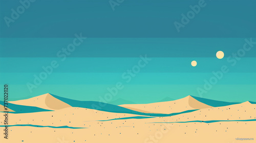 beautiful desert landscape 