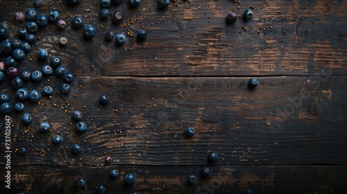 Blueberries. Generative AI photo