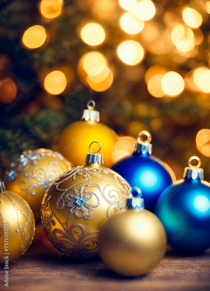 beautiful christmas shiny decor. Selective focus. beautiful christmas shiny decor. Selective focus.