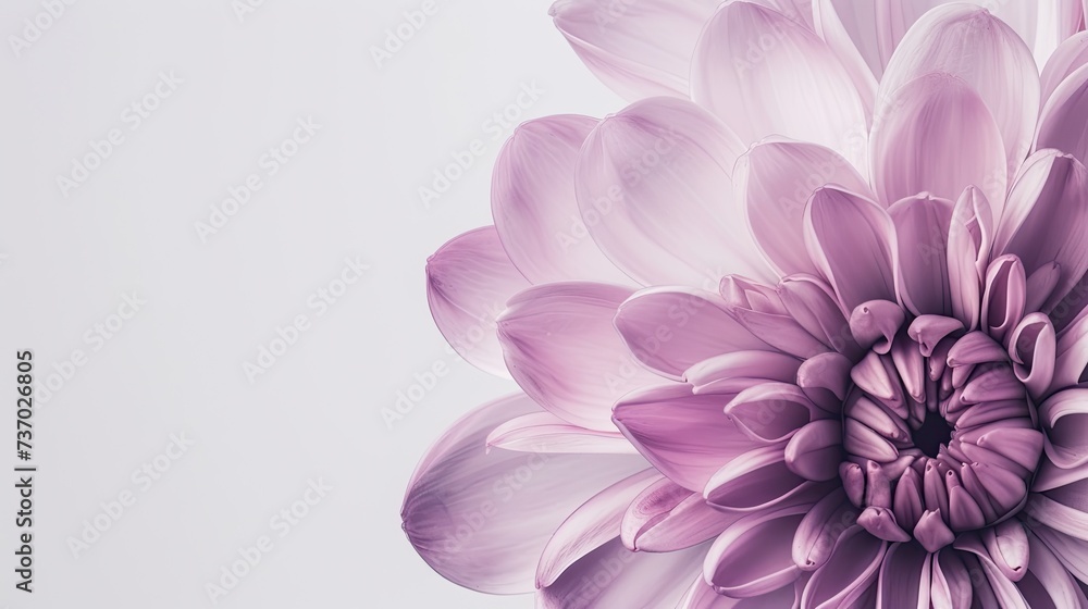 Fototapeta premium Chrysanthemum close-up. Generative AI