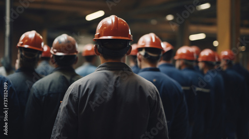 Workers helmets