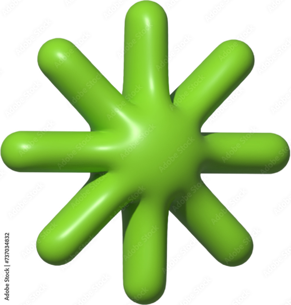 Obraz premium 3D Abstract Shape