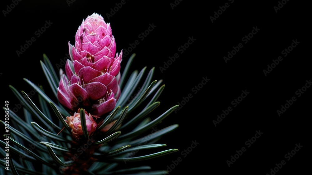 Pine bud. Generative AI Pine bud. Generative AI