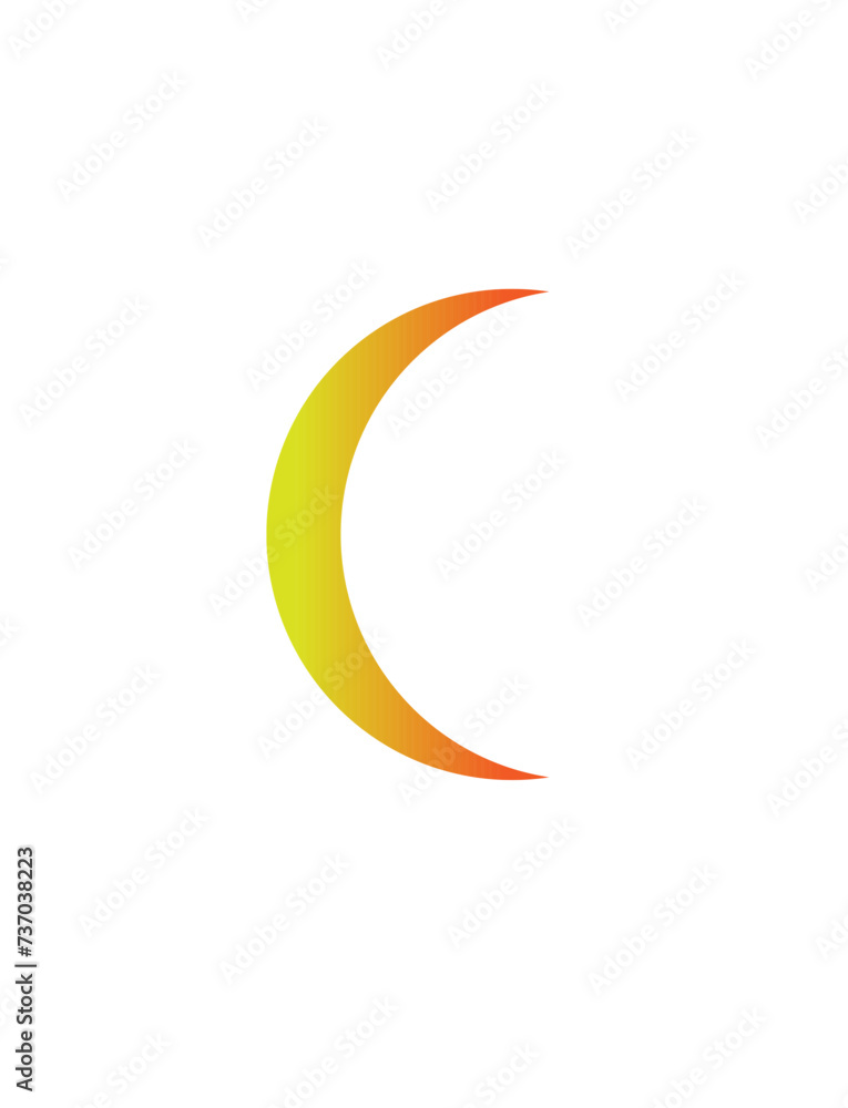 month yellow gradient on a white background month yellow gradient on a white background