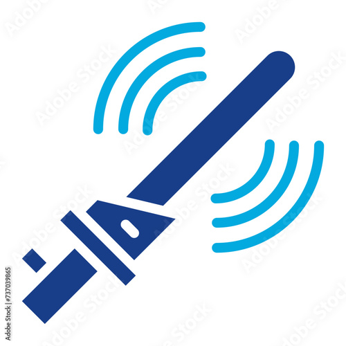Light Saber icon vector image. Can be used for Science Fiction.