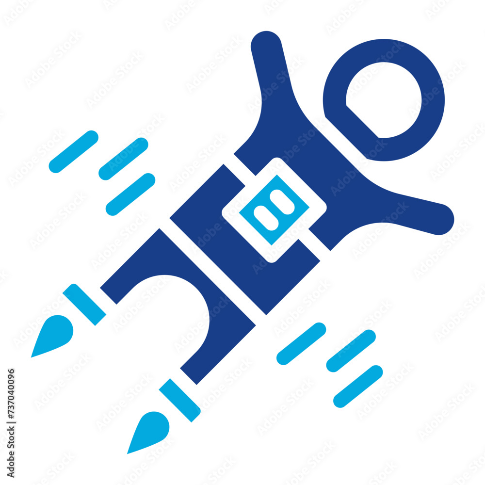 Astronaut Flying icon vector image. Can be used for Science Fiction. Astronaut Flying icon vector image. Can be used for Science Fiction.