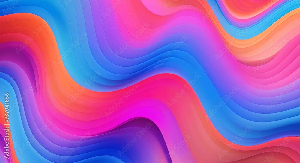 Abstract colorful smooth waves elegant background. Seamless looping motion design. Abstract colorful smooth waves elegant background. Seamless looping motion design.