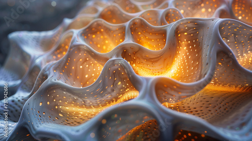 intricate fibers - Generative AI