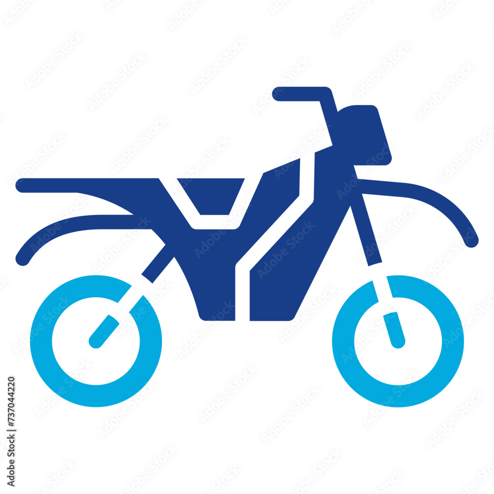 Dirt Bike icon vector image. Can be used for Outdoor Fun. Dirt Bike icon vector image. Can be used for Outdoor Fun.