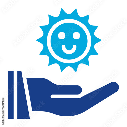 Optimism icon vector image. Can be used for Personality Traits.