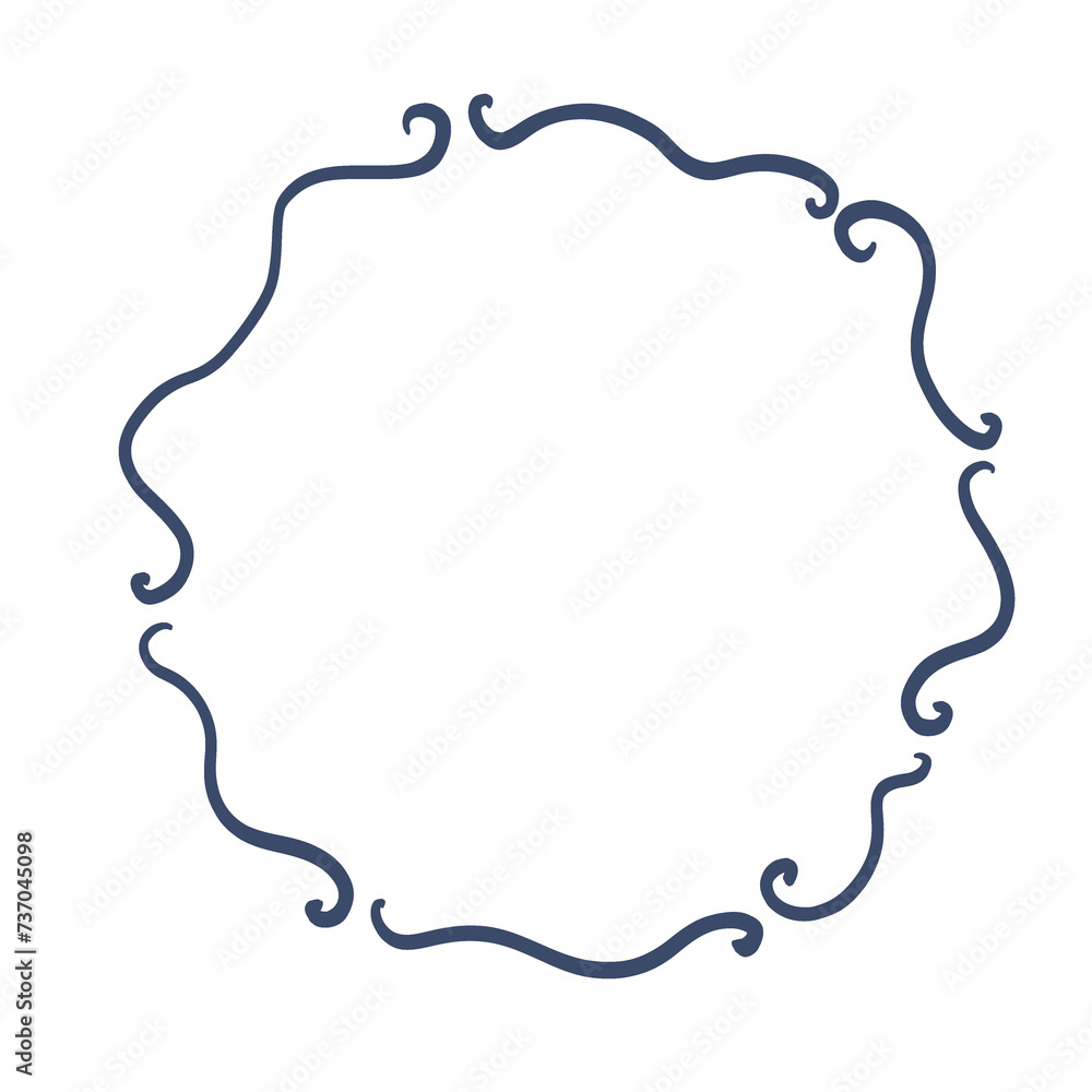 Floral frame. Border Floral frame. Border