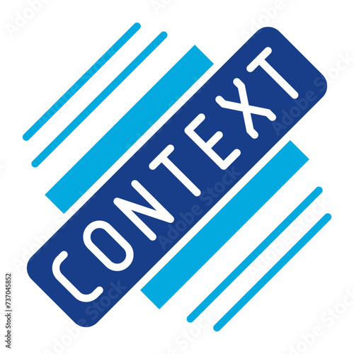 Context icon vector image. Can be used for Journalism.
