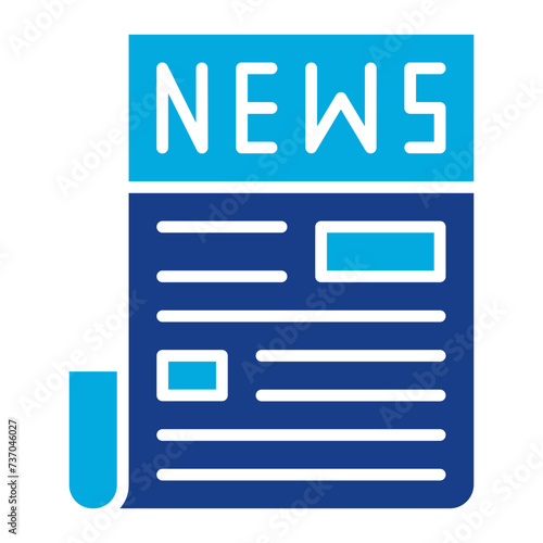 Tabloid icon vector image. Can be used for Journalism.