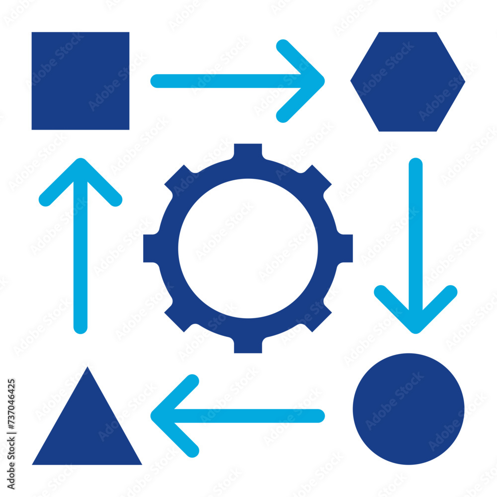 Adaptability icon vector image. Can be used for Leadership. Adaptability icon vector image. Can be used for Leadership.