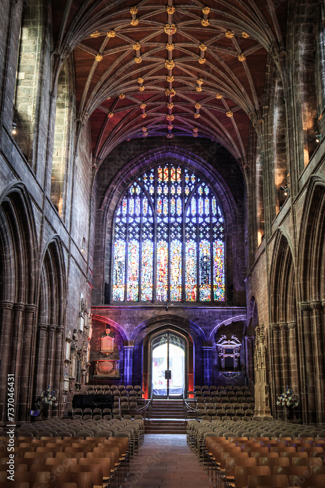 Gothic Grandeur: A Glimpse Inside Chester Cathedral