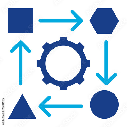 Adaptability icon vector image. Can be used for Leadership.