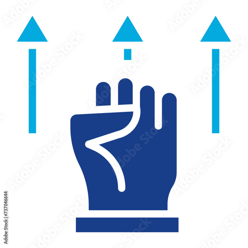 Encouragement icon vector image. Can be used for Leadership.