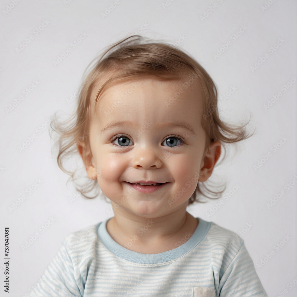 portrait of a little child smiling
