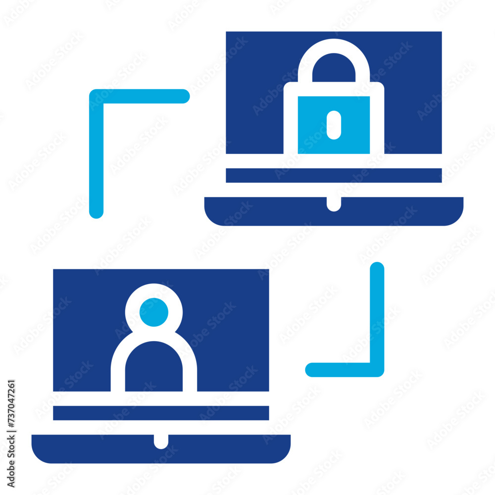 Network Access Control icon vector image. Can be used for Networking. Network Access Control icon vector image. Can be used for Networking.