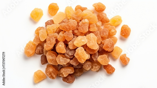 Frankincense resin isolated on a white background