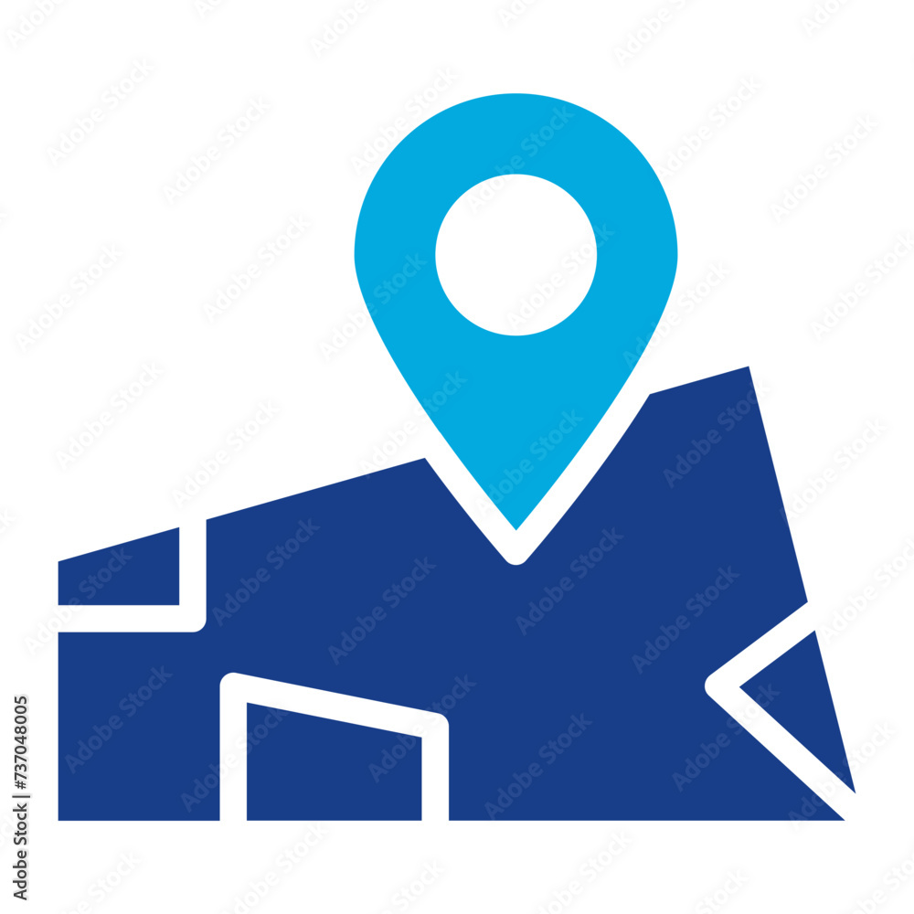 Map icon vector image. Can be used for Contact Us. Map icon vector image. Can be used for Contact Us.