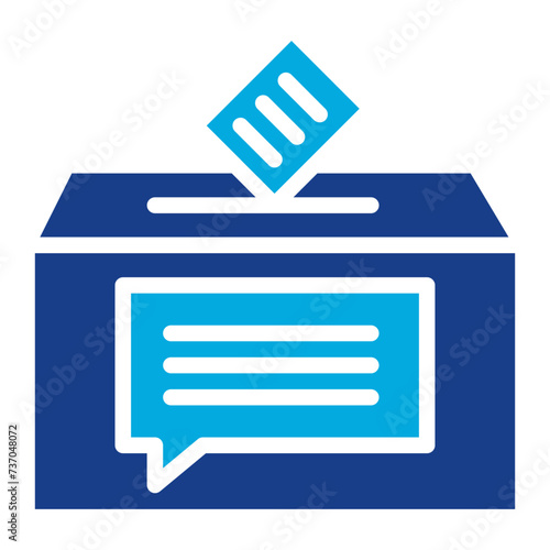 Suggestion Box icon vector image. Can be used for Contact Us.