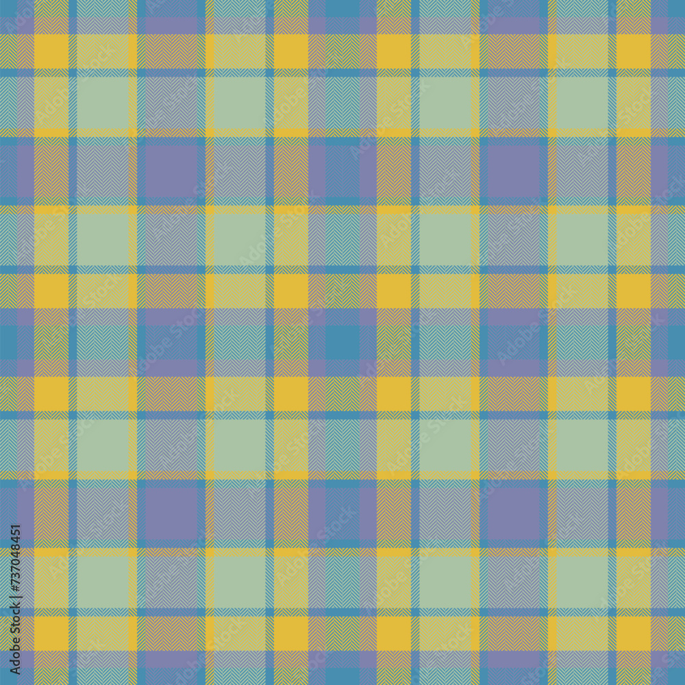 Plaid seamless pattern. Check fabric texture. Vector textile print. Plaid seamless pattern. Check fabric texture. Vector textile print.