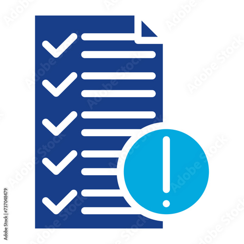 Compliance Risk icon vector image. Can be used for Risk Management.