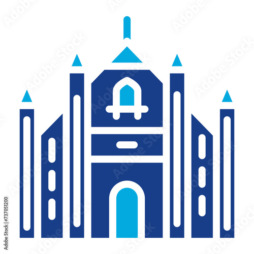 Milan Fashion icon vector image. Can be used for Italy.