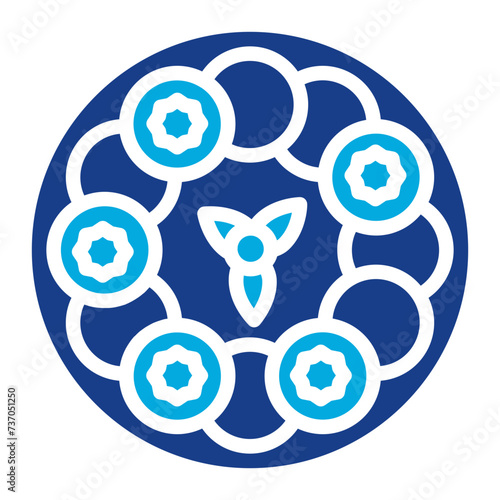 Caprese Salad icon vector image. Can be used for Italy.