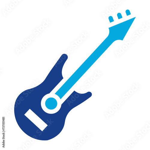 Guitar icon vector image. Can be used for Festa Junina.