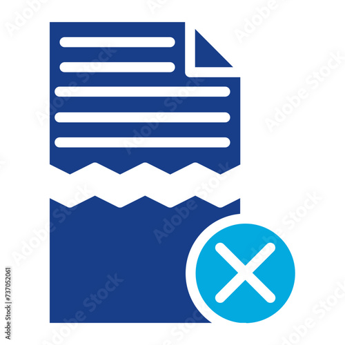 Corrupted File icon vector image. Can be used for Corruption.