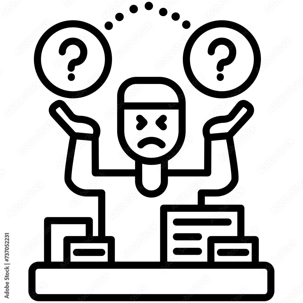 Inattention Icon Inattention Icon