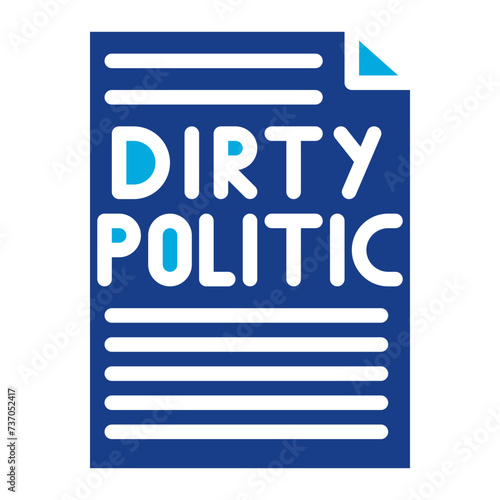 Dirty Politics icon vector image. Can be used for Corruption. © SAMDesigning