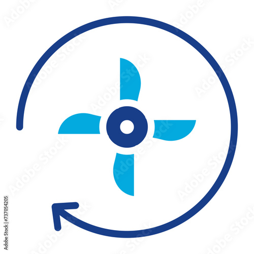 Aeration icon vector image. Can be used for Lab.