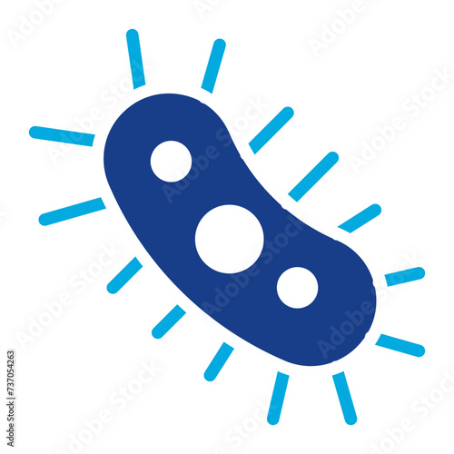 Microorganism icon vector image. Can be used for Lab.