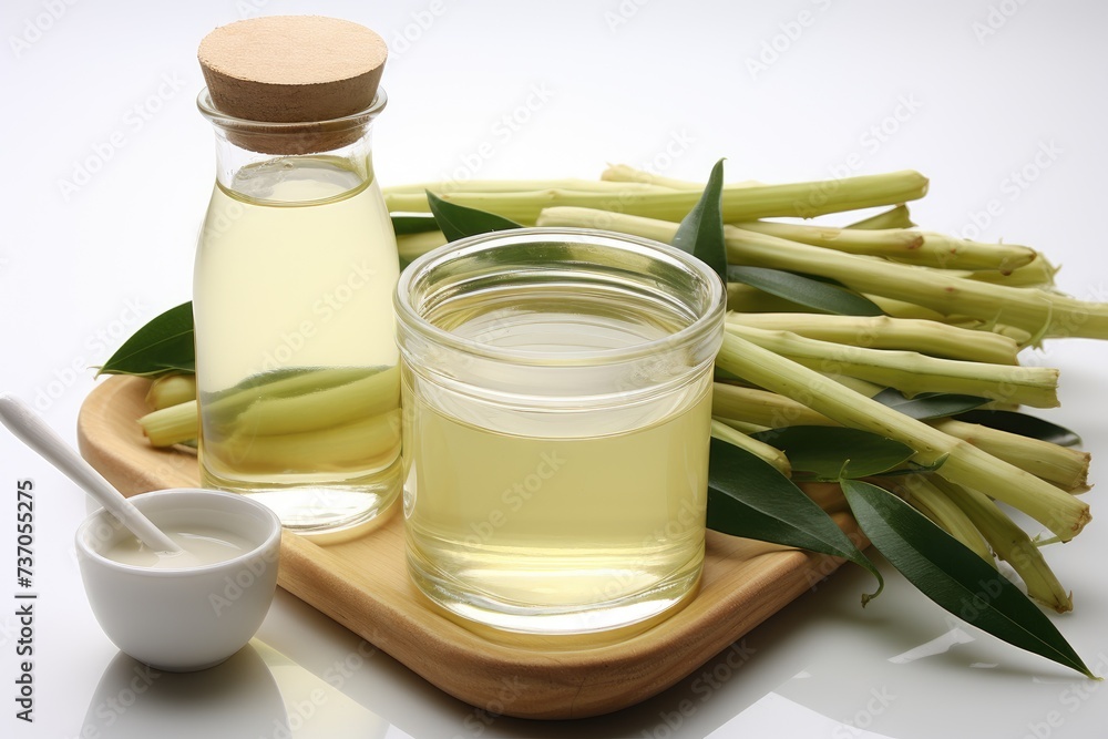 vanilla Essence extract with isolated kitchen table professional advertising food photography vanilla Essence extract with isolated kitchen table professional advertising food photography