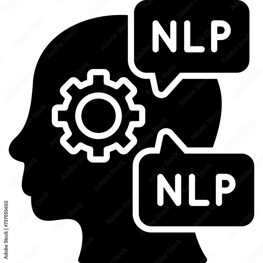 Obraz premium Nlp Icon